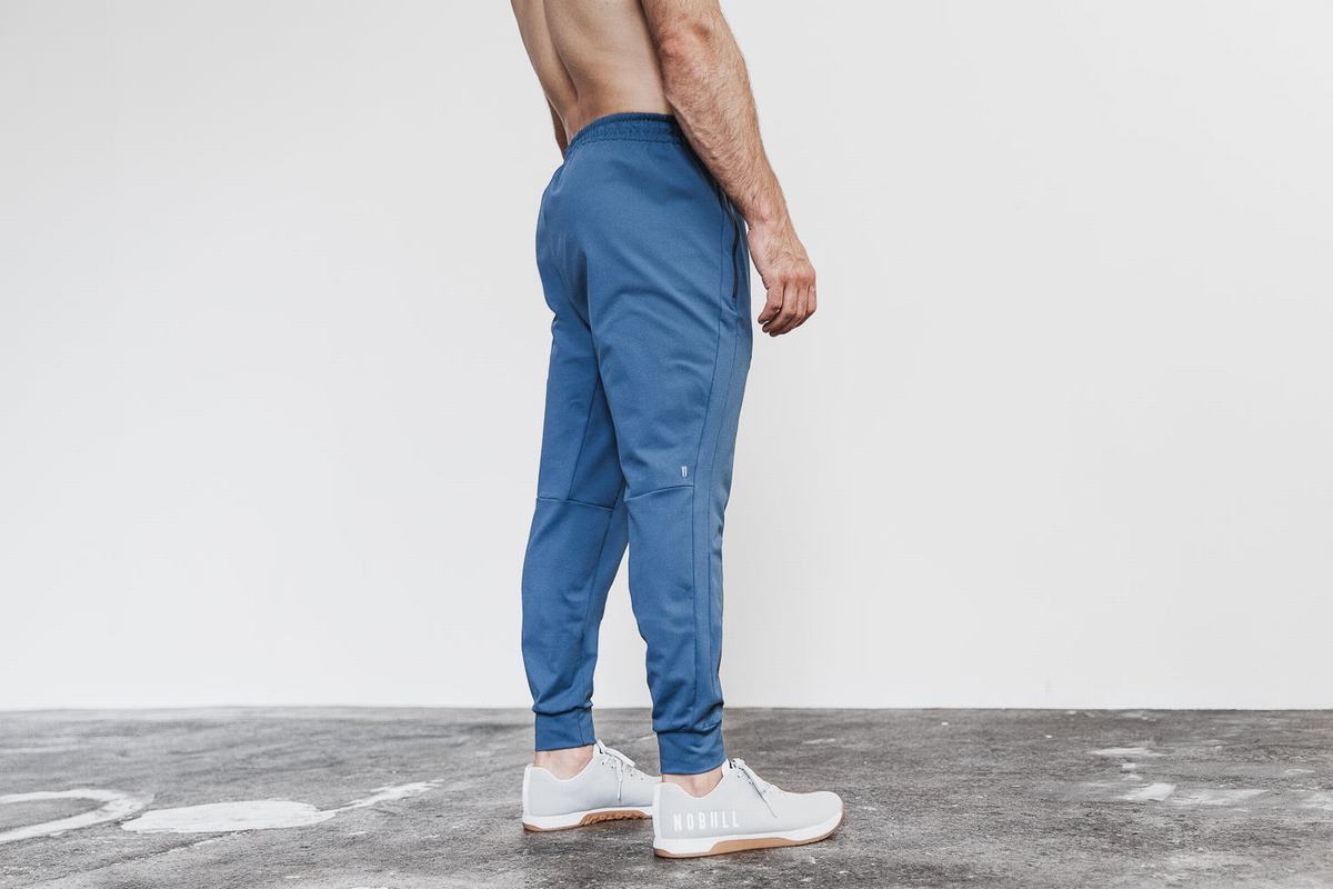 Nobull Men's Joggers Blue | Australia (SO1346)